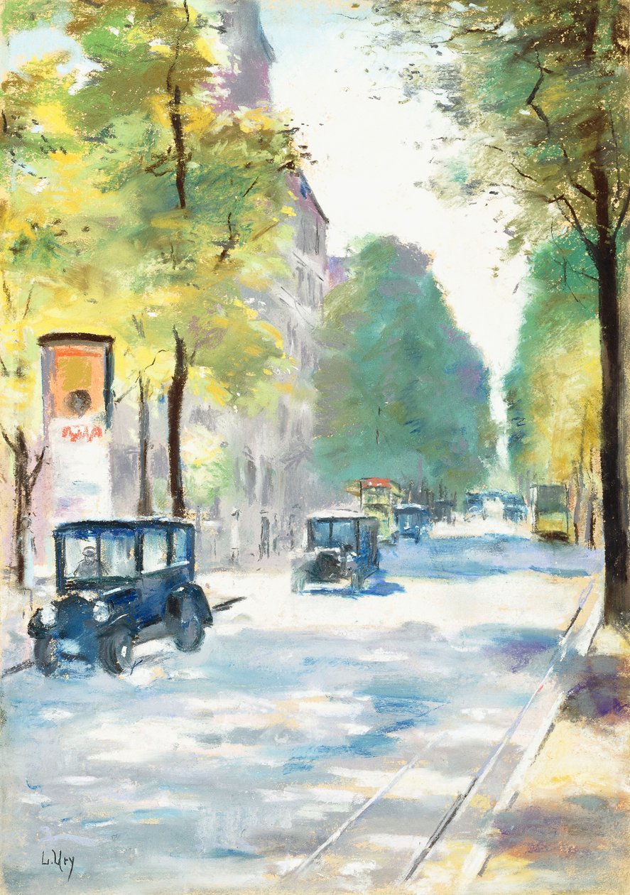Gatescene, av Lesser Ury