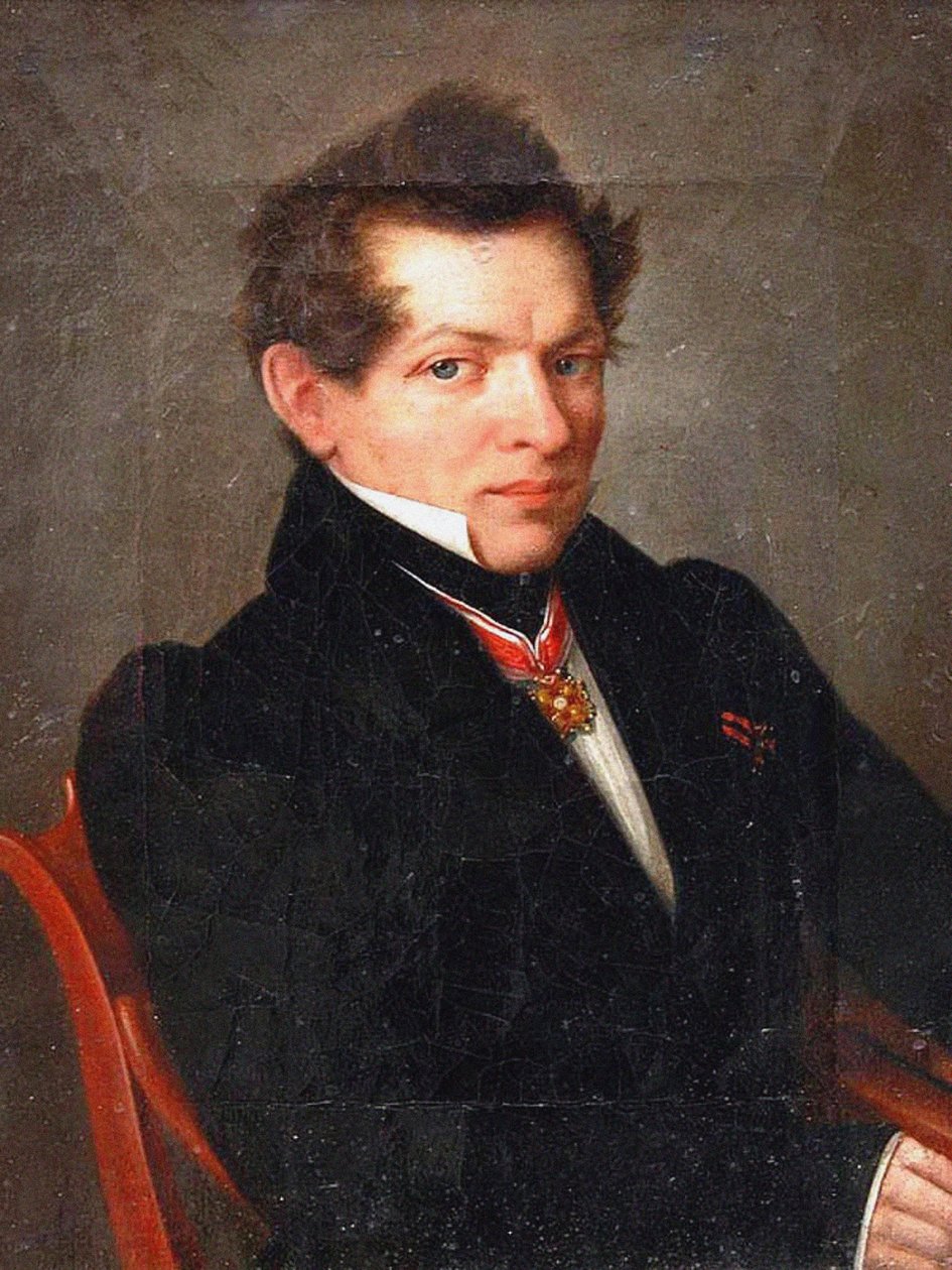 Portrett av matematikeren Nikolai Lobachevsky 1792-1856, 1839 av Lev Dmitrievich Kryukov