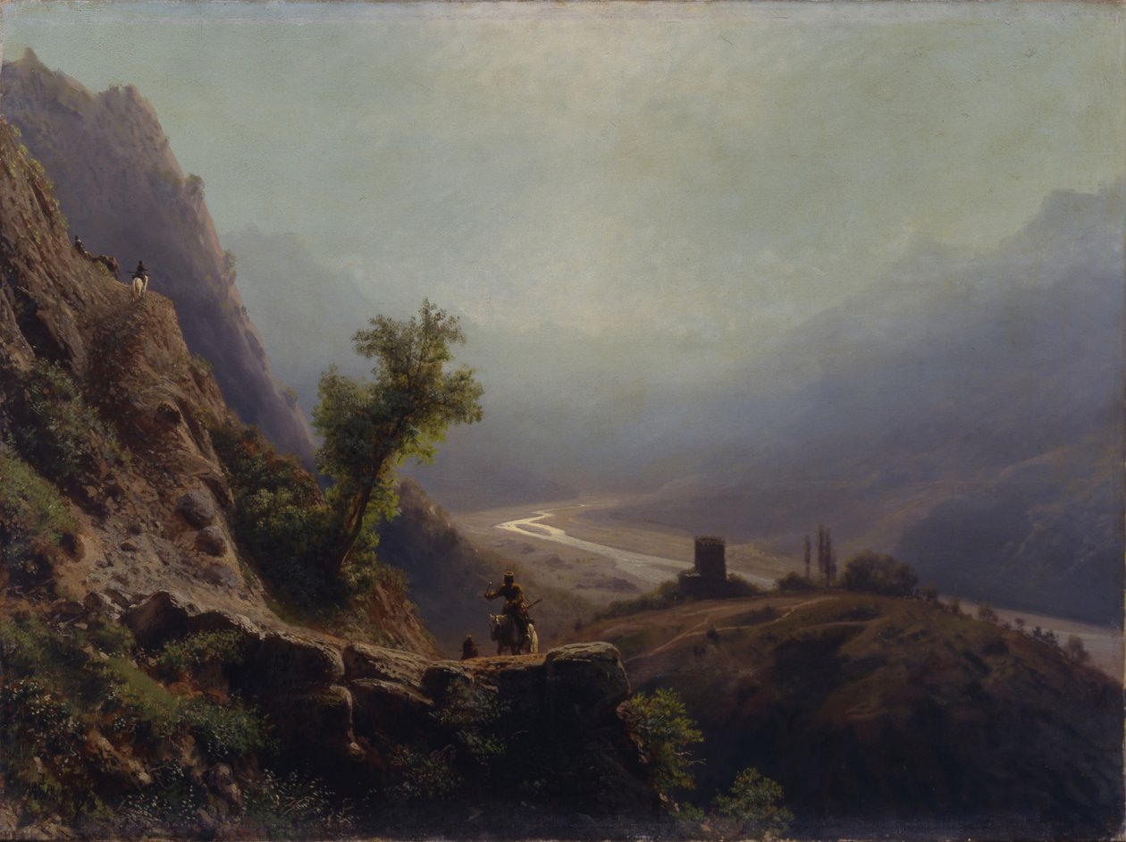 I Kaukasusfjellene, 1879 av Lev Felixovich Lagorio