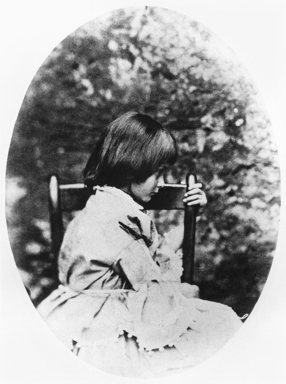 Alice Pleasance Liddell (1852-1934) 1858 av Lewis Carroll