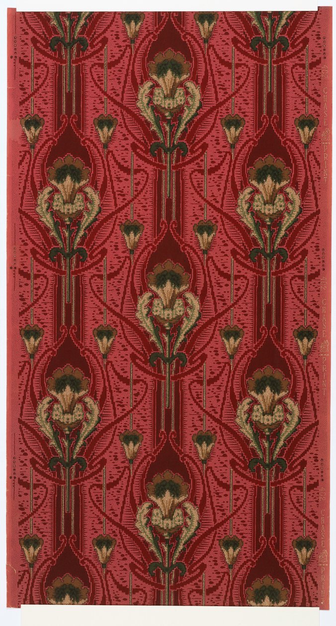 Sidevegg av Lewis Chase Wall Paper Company