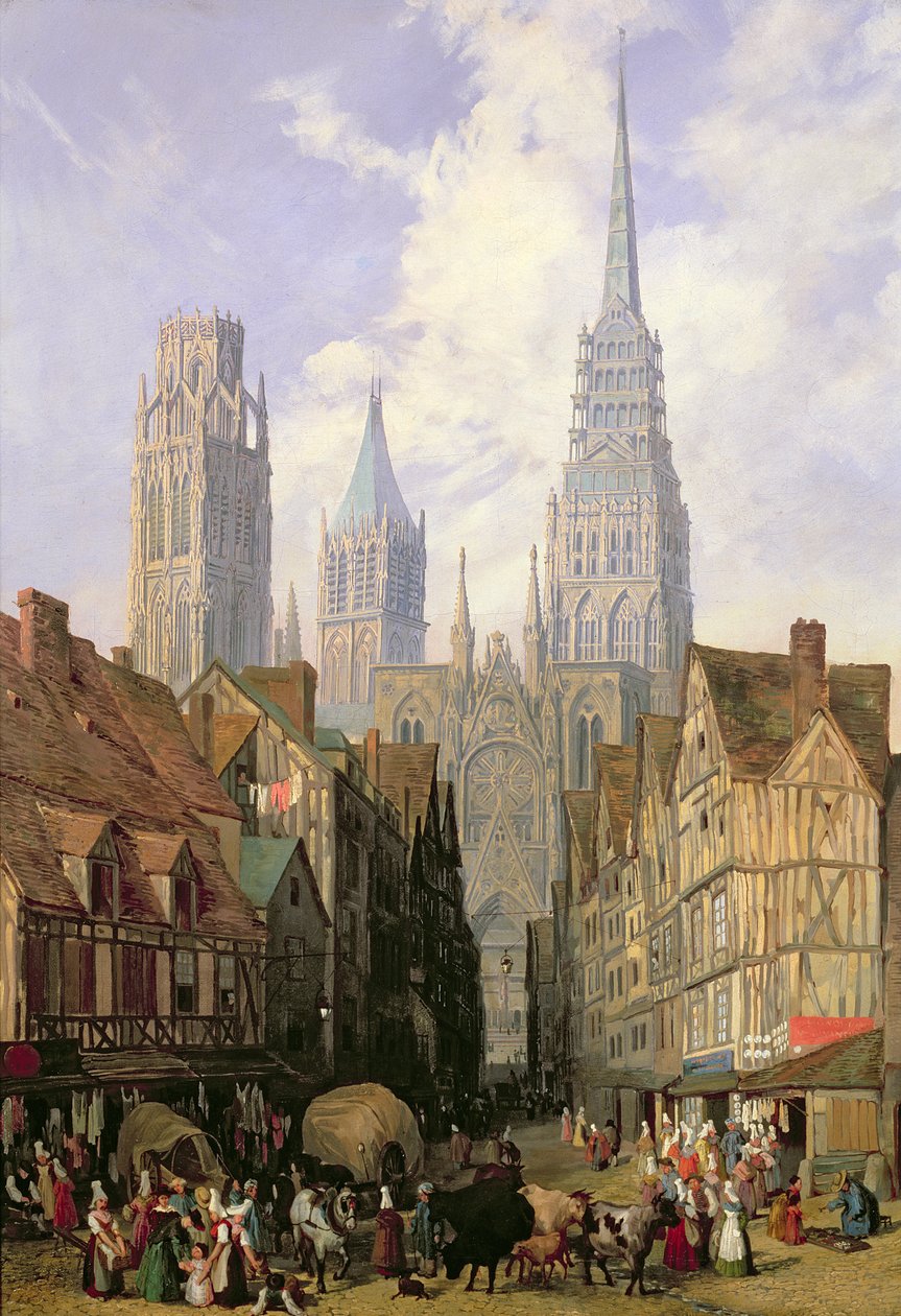 Rouen katedral av Lewis John Wood