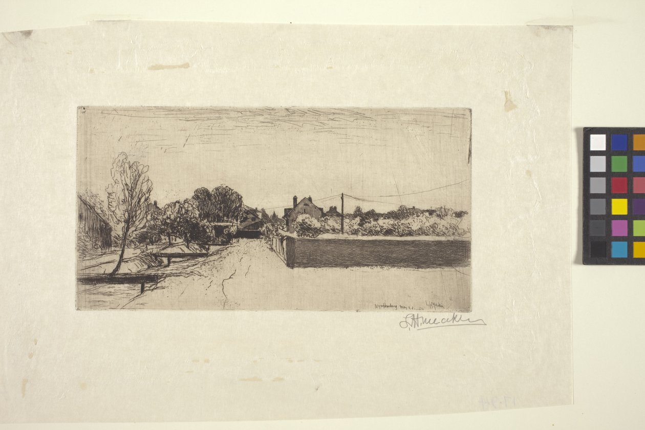 Nymphenberg (etsing) av Lewis Henry Meakin
