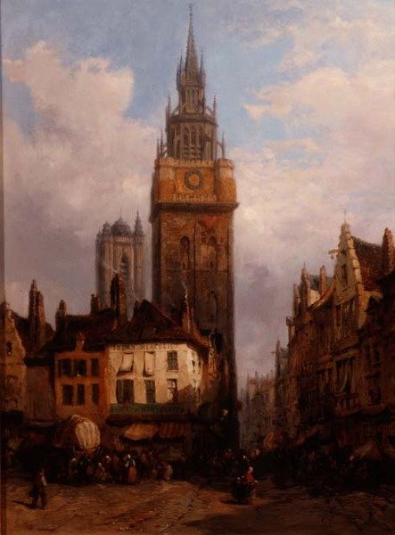 Gatescene av Lewis John Wood