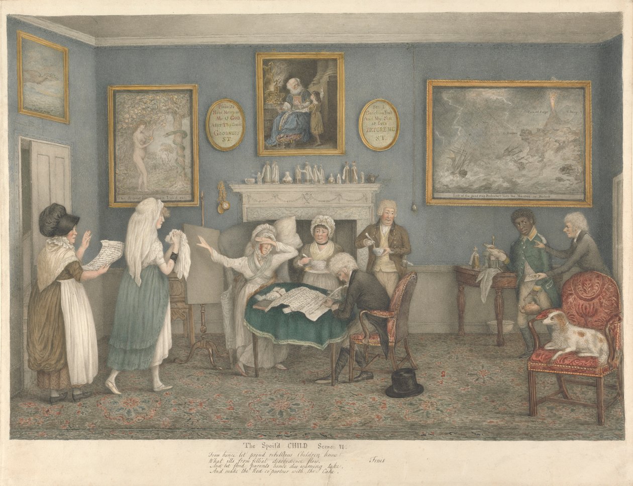 Det bortskjemte barnet, scene VI av Lewis Vaslet