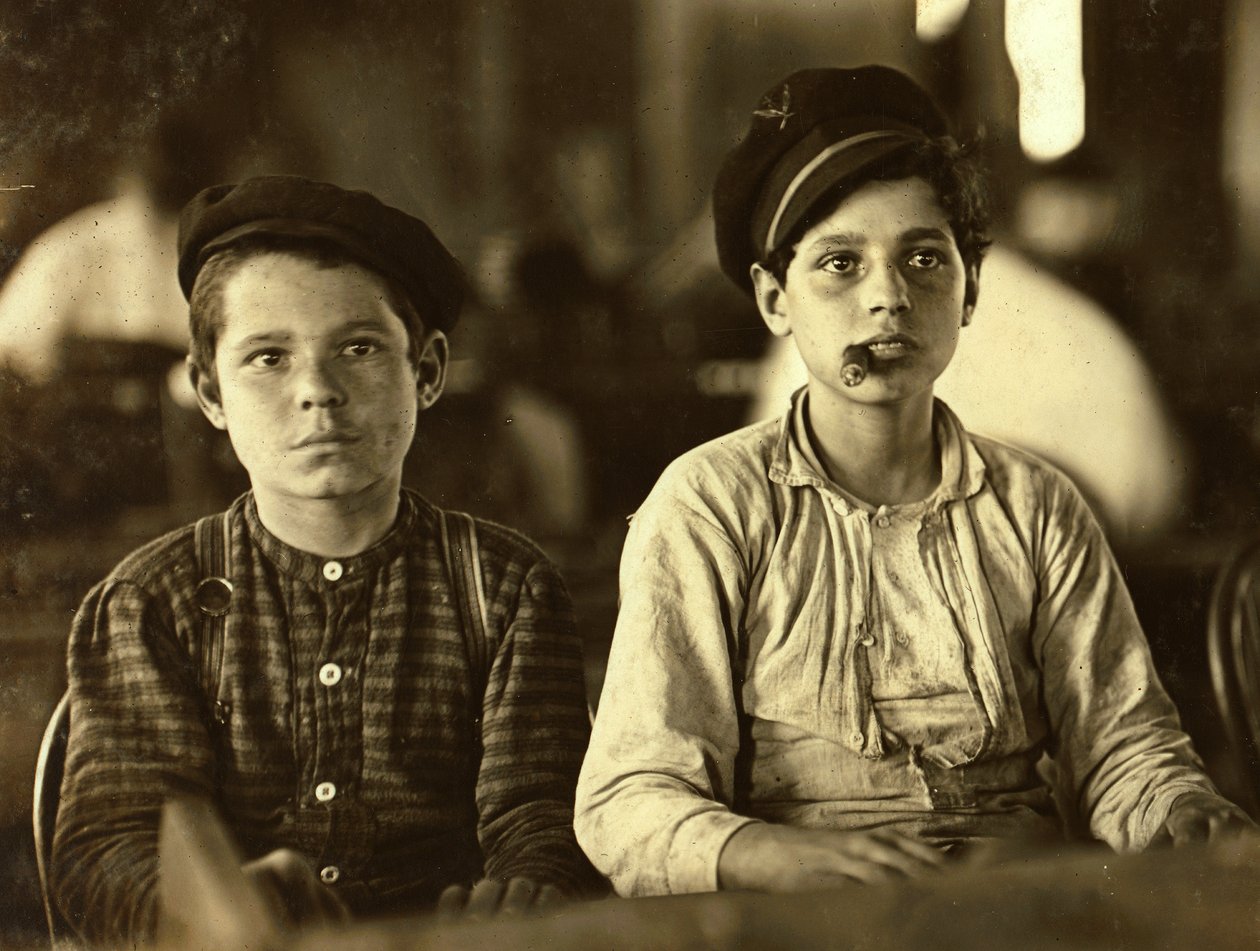 Sigarprodusenter, Tampa, Florida, 1909 av Lewis Wickes Hine