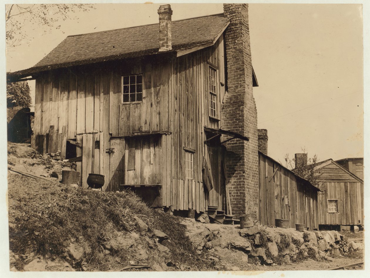 Boliger for arbeidere ved Rome Hosiery Mill, Georgia, 1913 av Lewis Wickes Hine