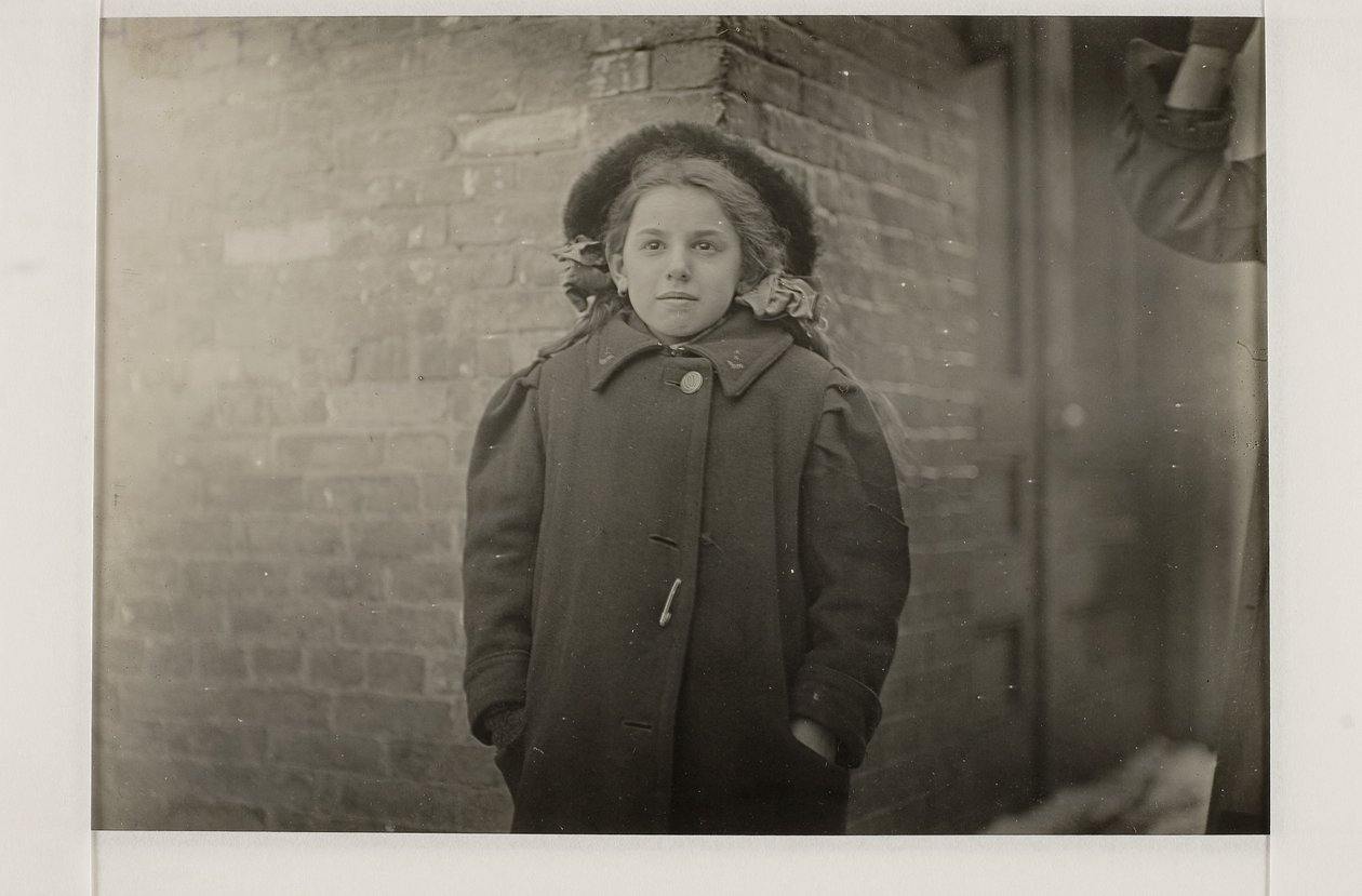 Mary Horn, Hartford, Connecticut, mars 1909 av Lewis Wickes Hine
