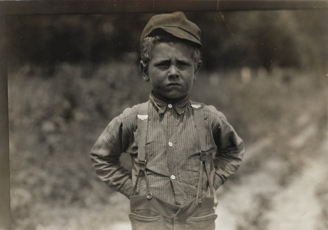 Landlig jordbruksarbeider, New England av Lewis Wickes Hine