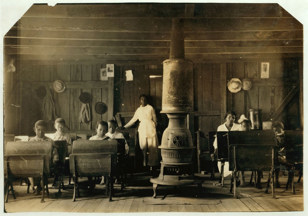 Segregated School i Anthoston, Kentucky, 1916 av Lewis Wickes Hine
