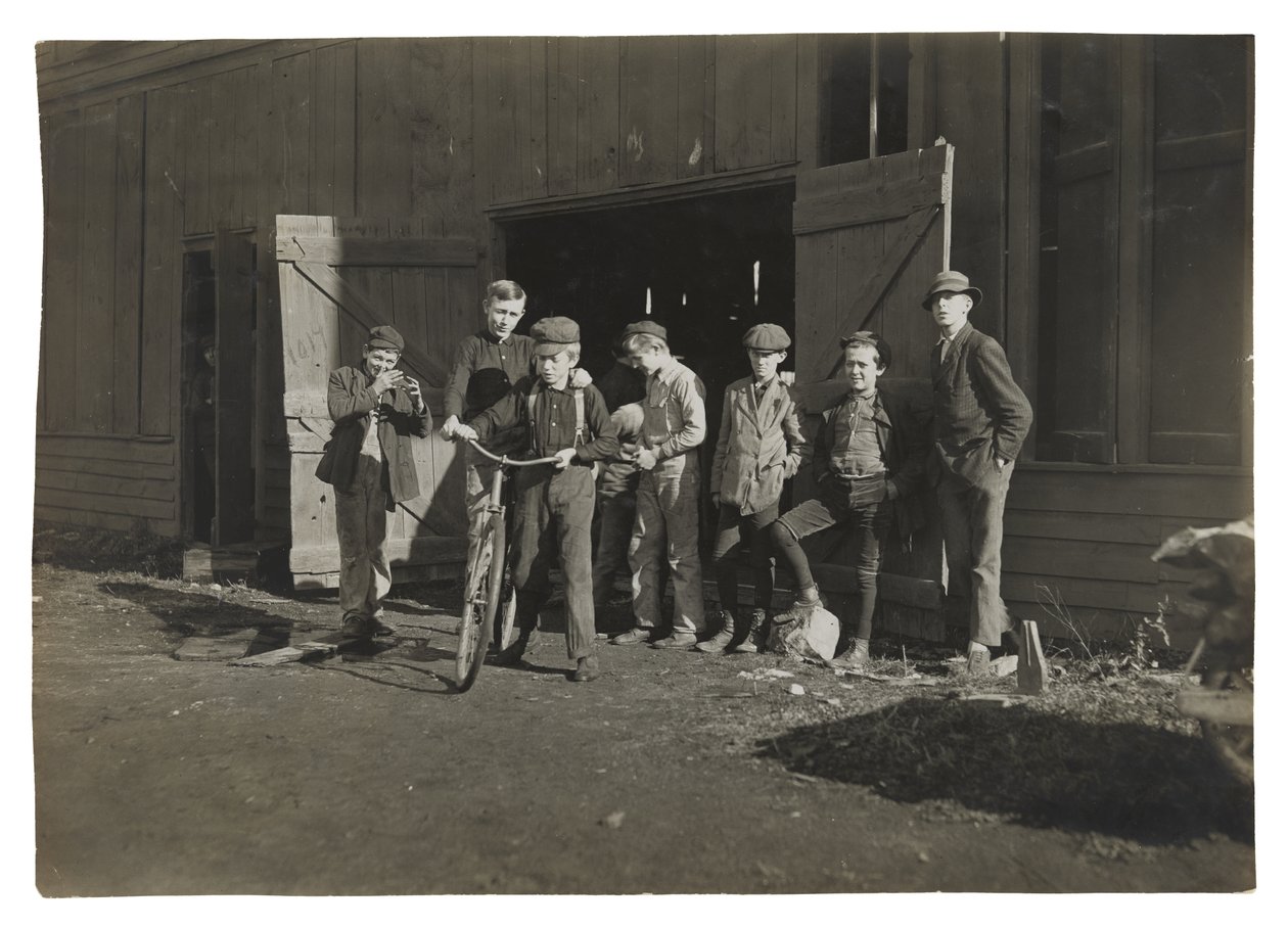 Flaskefabrikk i Woodbury av Lewis Wickes Hine