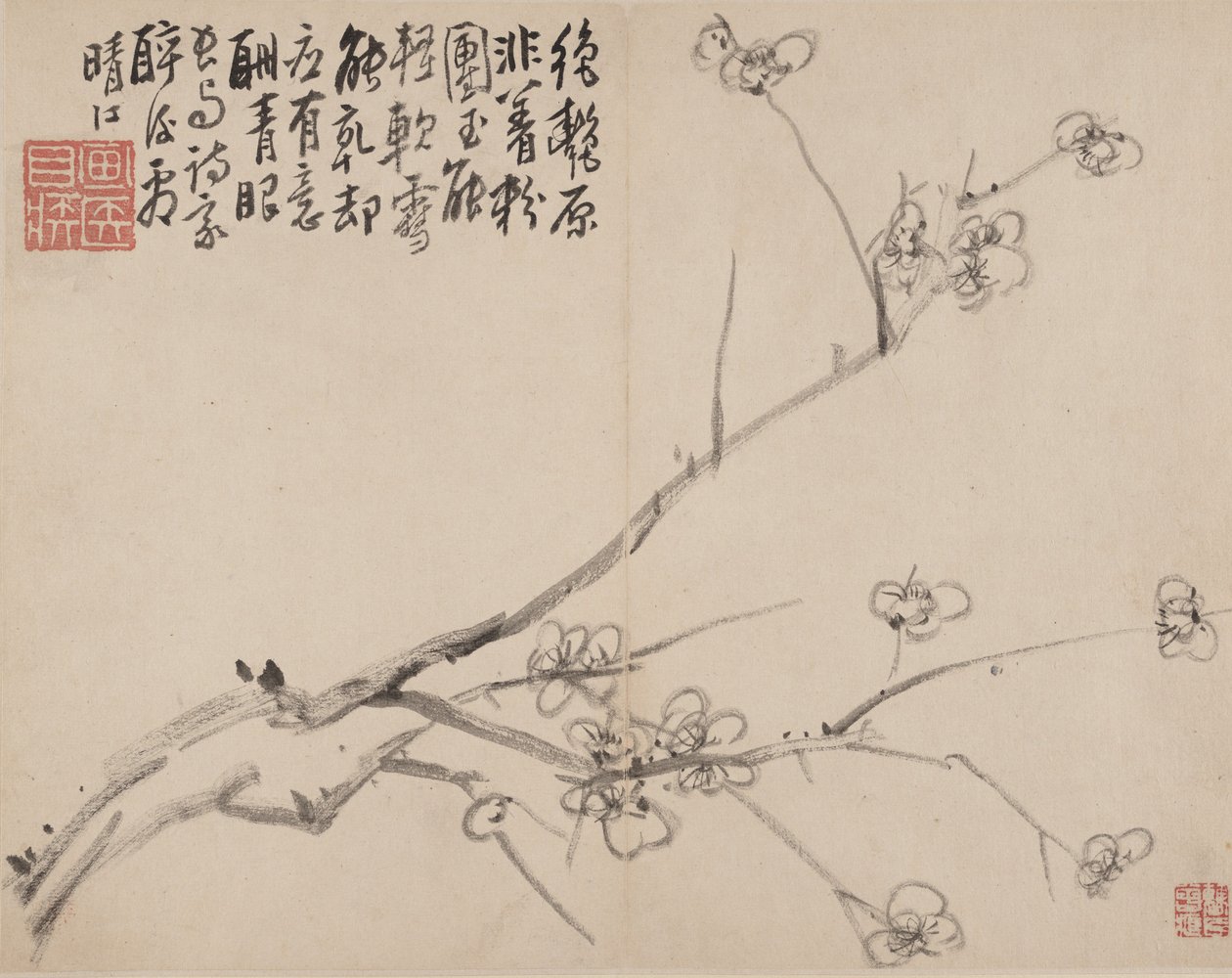Album av Blossoming Plum, 1742. av Li Fangying