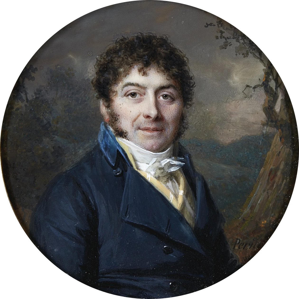 Portrett av Marc-Antonie Désaugiers (1772-1827) av Lié Louis Périn-Salbreux