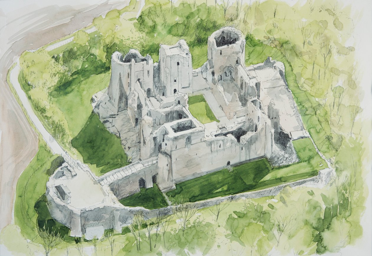 Goodrich Castle, Herefordshire, c1994-c2005 av Liam Wales