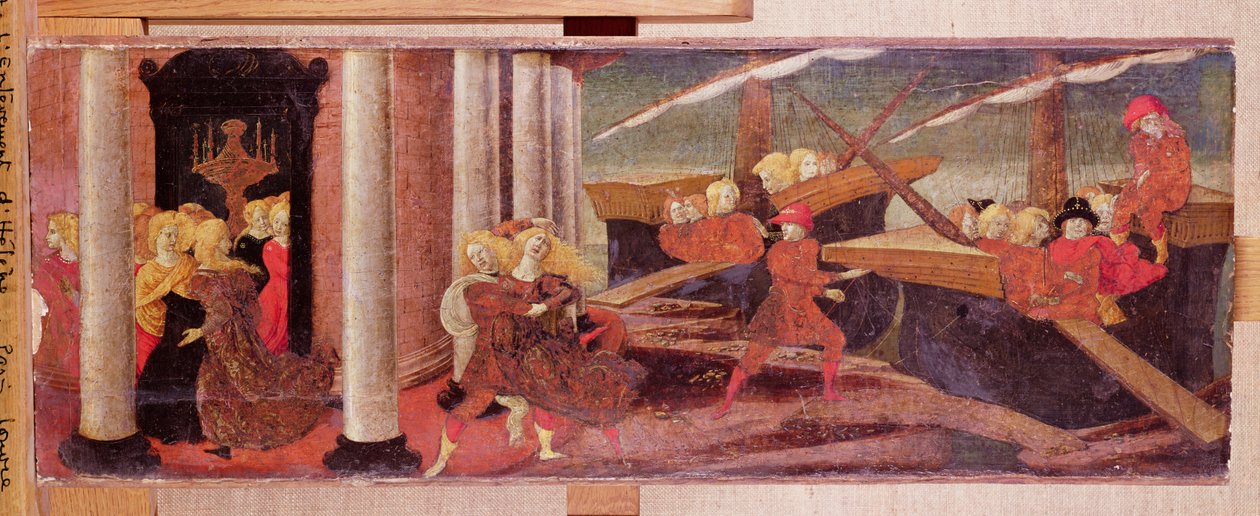 Bortføringen av Helen, ca. 1470 av Liberale da Verona