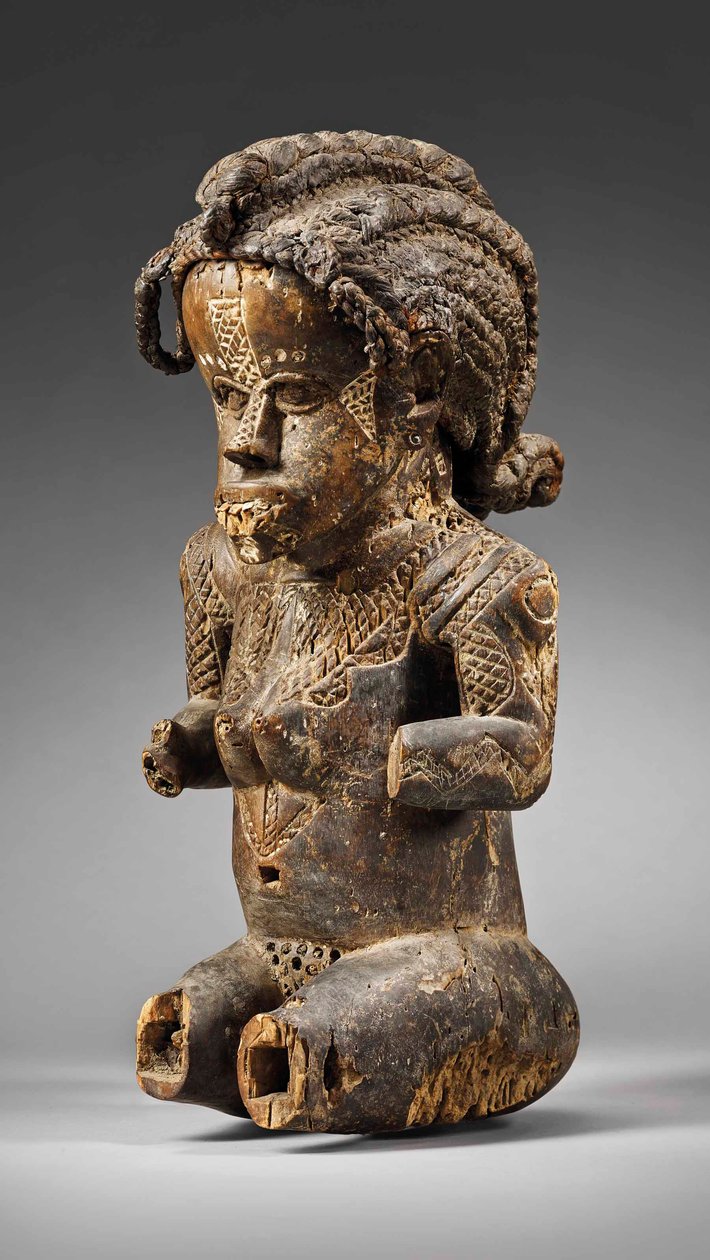 Durand-dessert Bassa-figuren (tre) av Liberian Liberian
