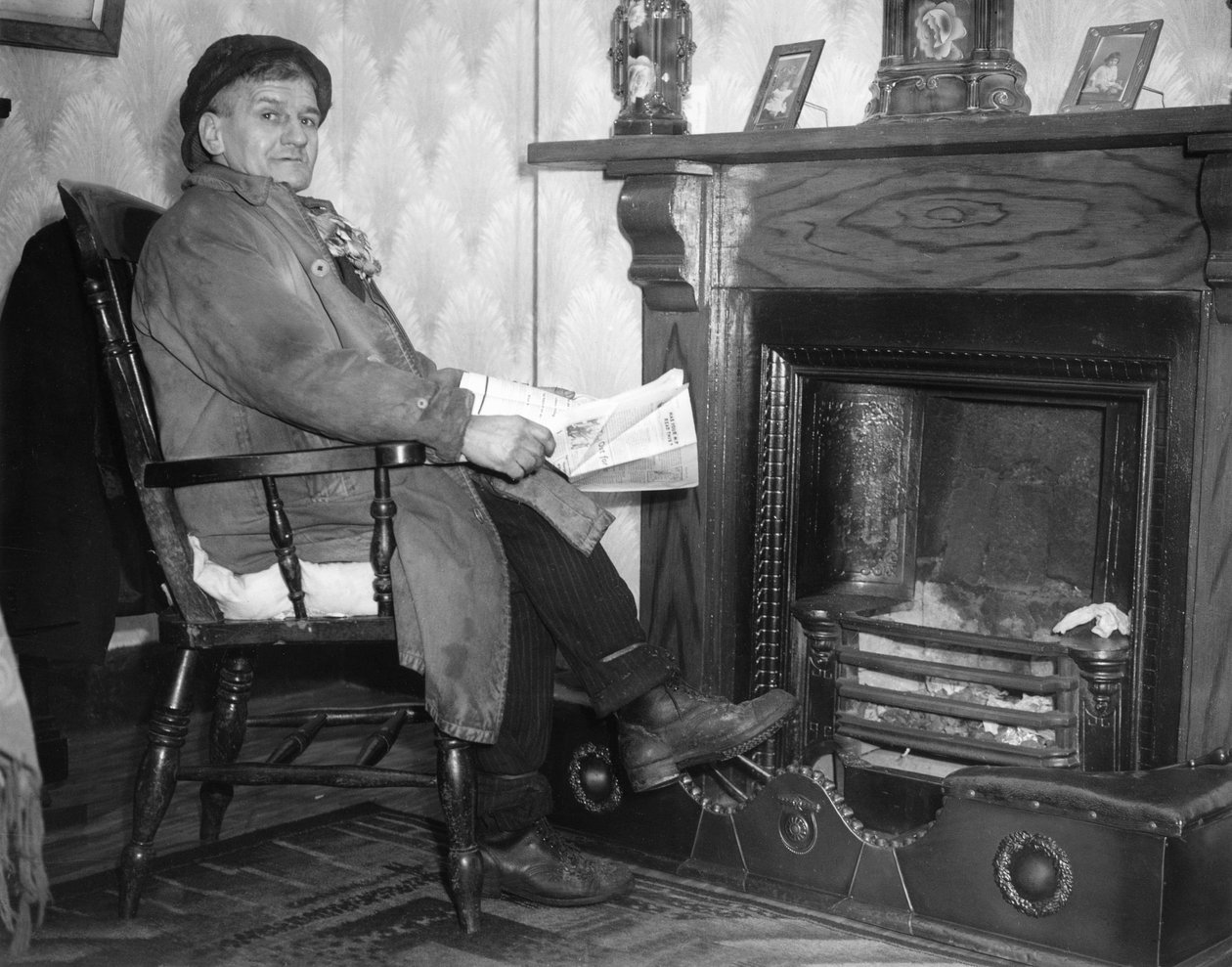 En kullgruvearbeider i Sør-Wales, 28. januar 1940 av Unbekannt Unbekannt