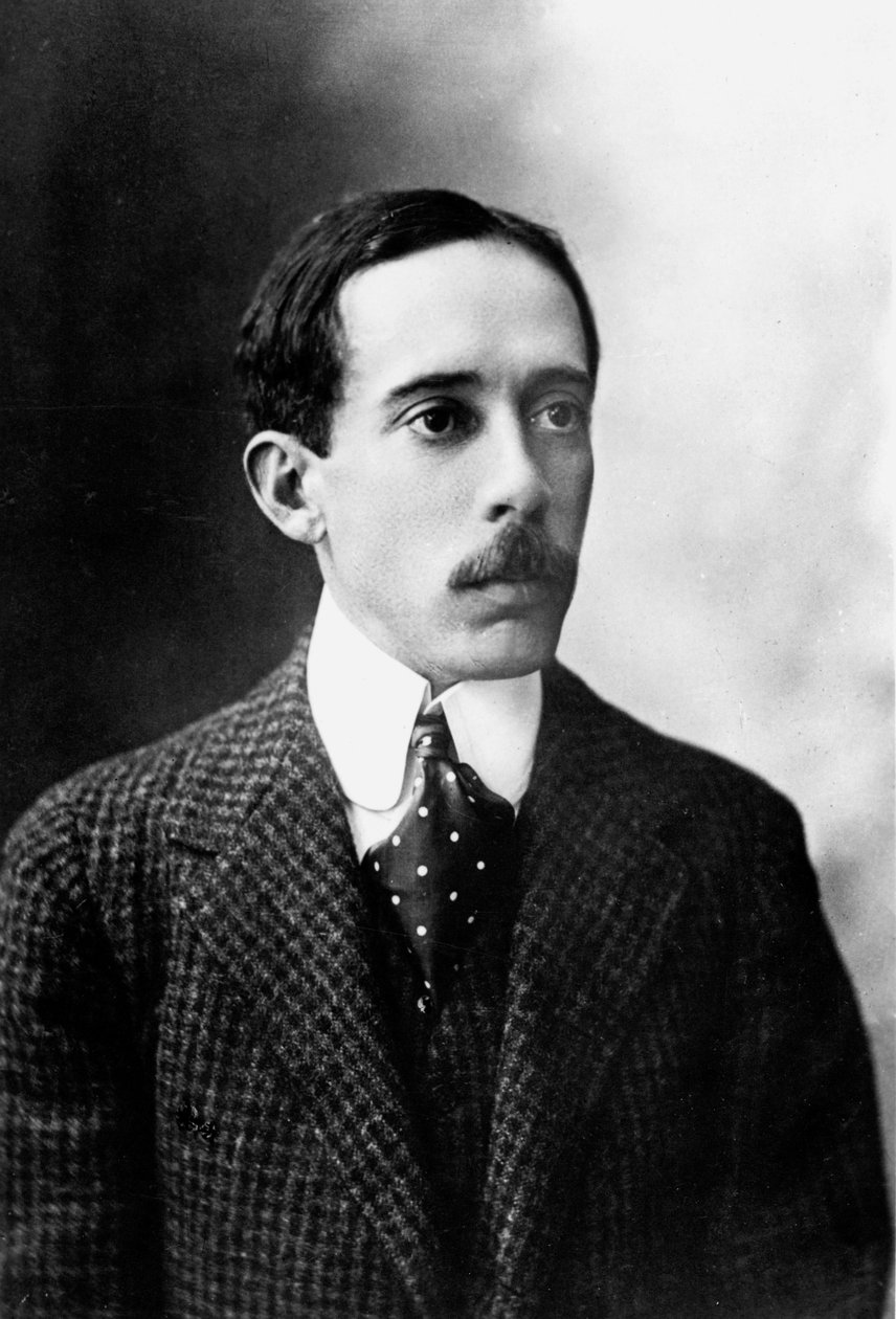 Alberto Santos-Dumont , brasiliansk flygende pioner, ca 1900-1910 av Unbekannt Unbekannt