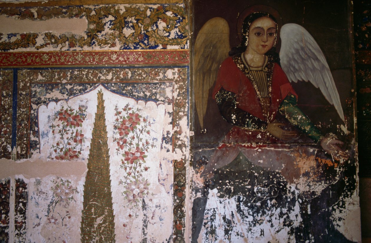 Angel, den armenske Vank-katedralen eller Church of Saintly Sisters, Isfahan (Esfahan), Iran av Unbekannt Unbekannt