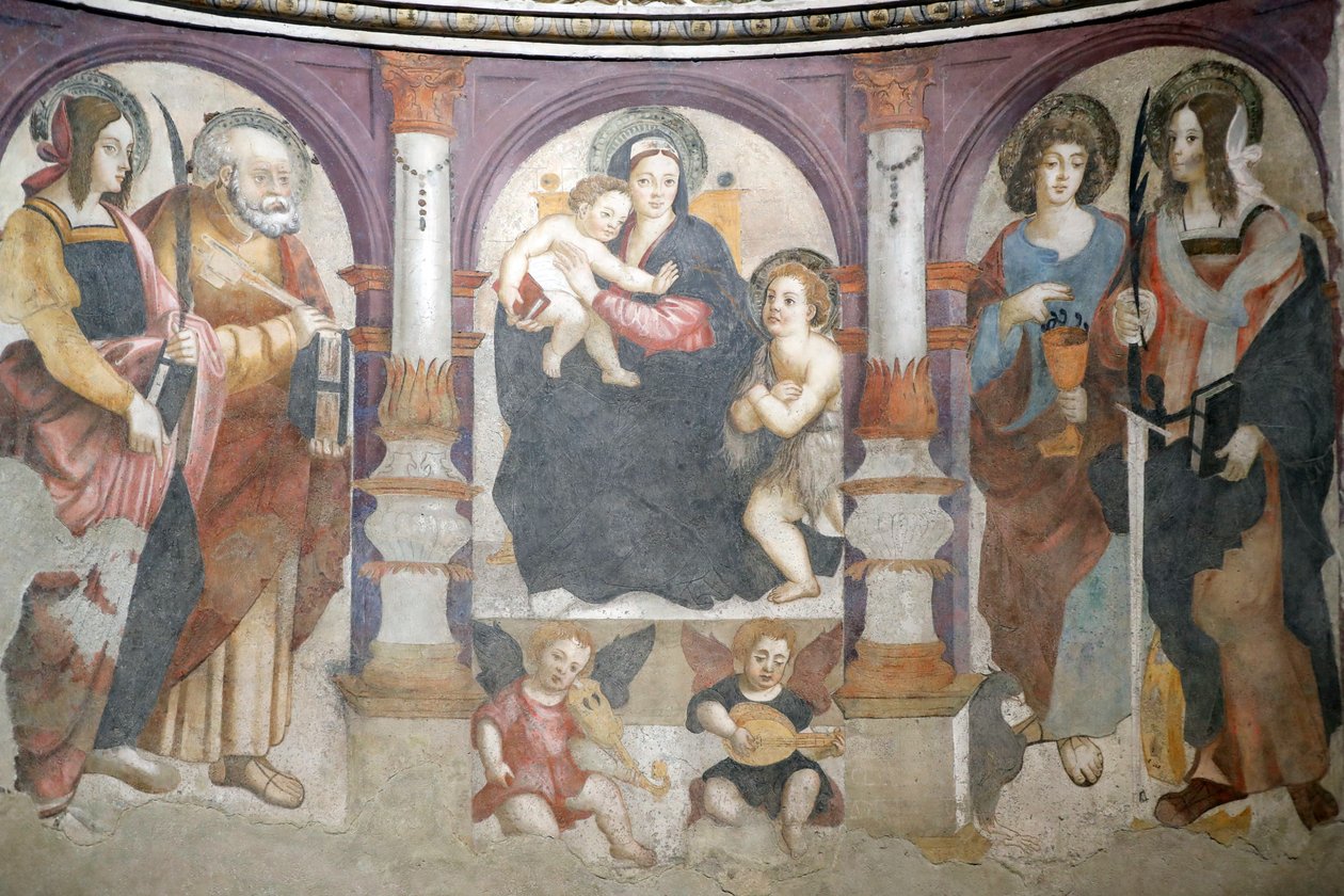 Marias himmelfartskatedral og døperen Johannes, Saint Lucias alter av Pietro Di Gazino av Unbekannt Unbekannt