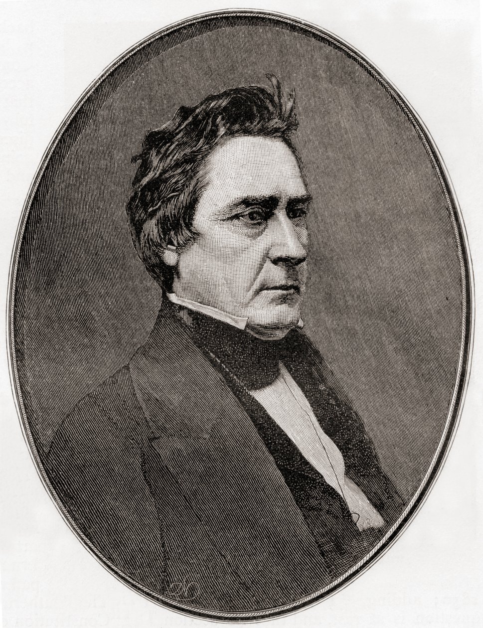 David Rice Atchison, fra The Century Magazine, utgitt 1887 (gravering) av Unbekannt Unbekannt