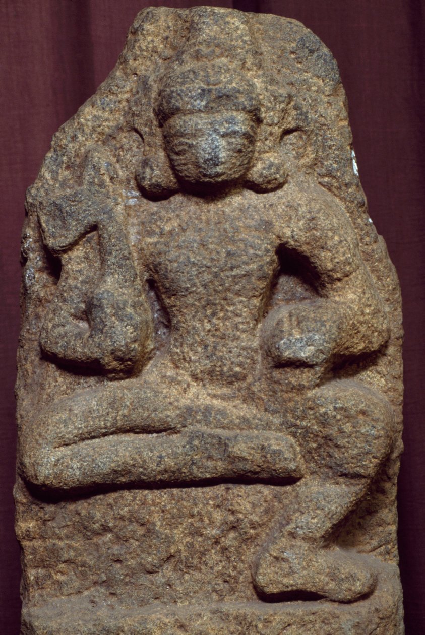 Detalj av relieff som viser Buddha, Colombo, Sri Lanka av Unbekannt Unbekannt