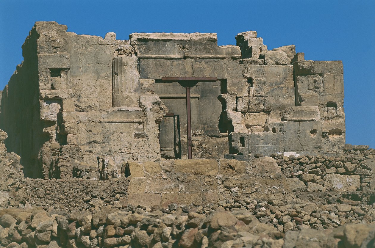 Egypt. Gamle Aghurmi ved Siwa (Siwah) Oasis. Oraklets tempel eller Amons tempel. 26. dynasti, 664-525 f.Kr av Unbekannt Unbekannt