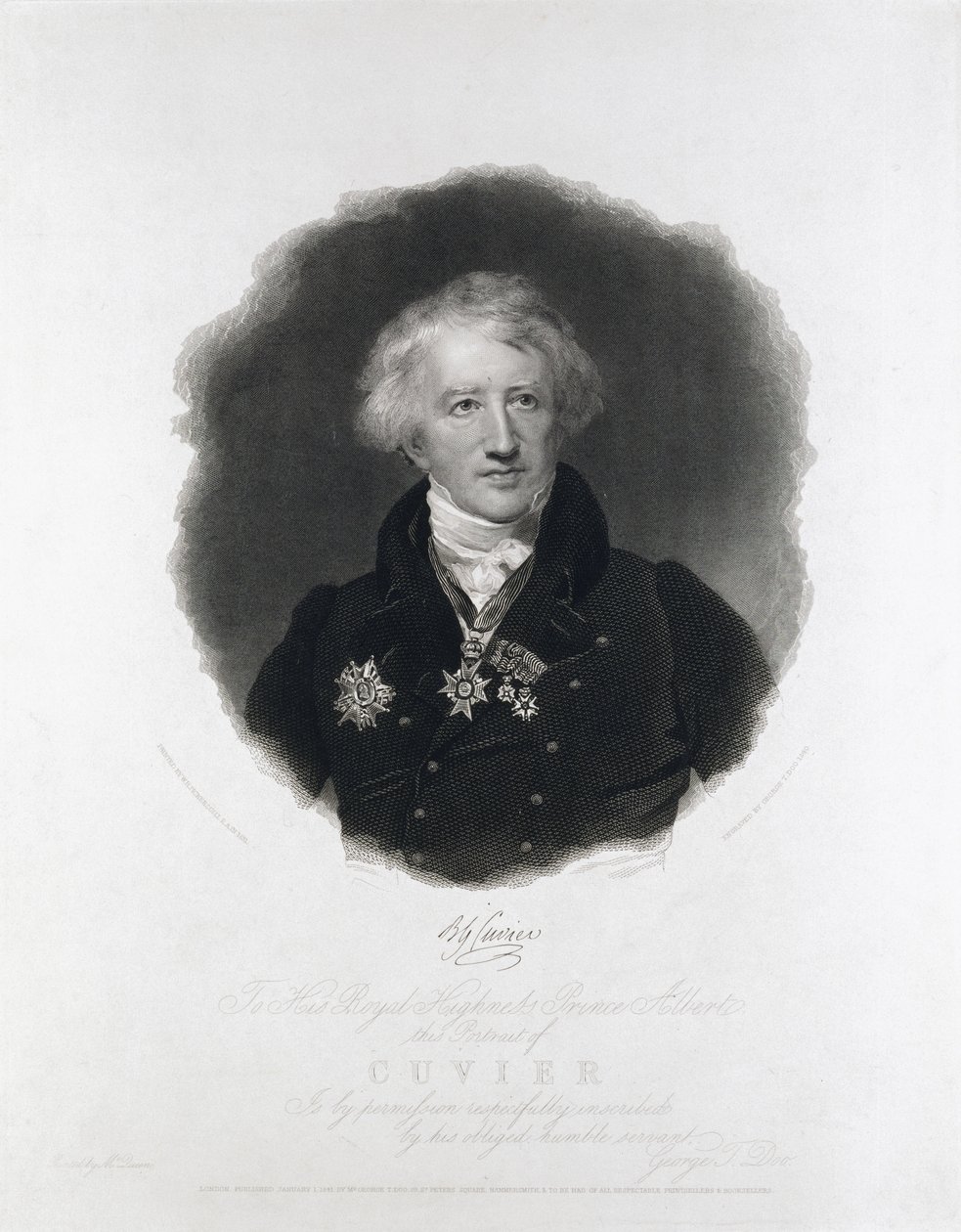 Georges Cuvier , fransk anatom av Unbekannt Unbekannt