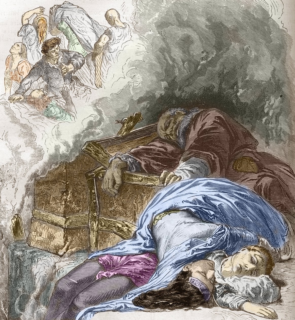 Den store pesten (1347–1350) av Unbekannt Unbekannt
