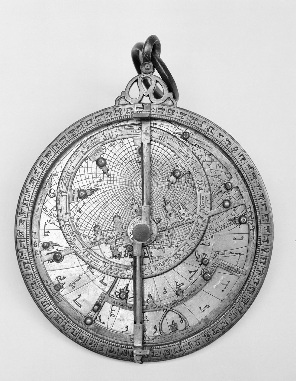 Islamsk planisfærisk astrolabium, ca 1650 av Unbekannt Unbekannt