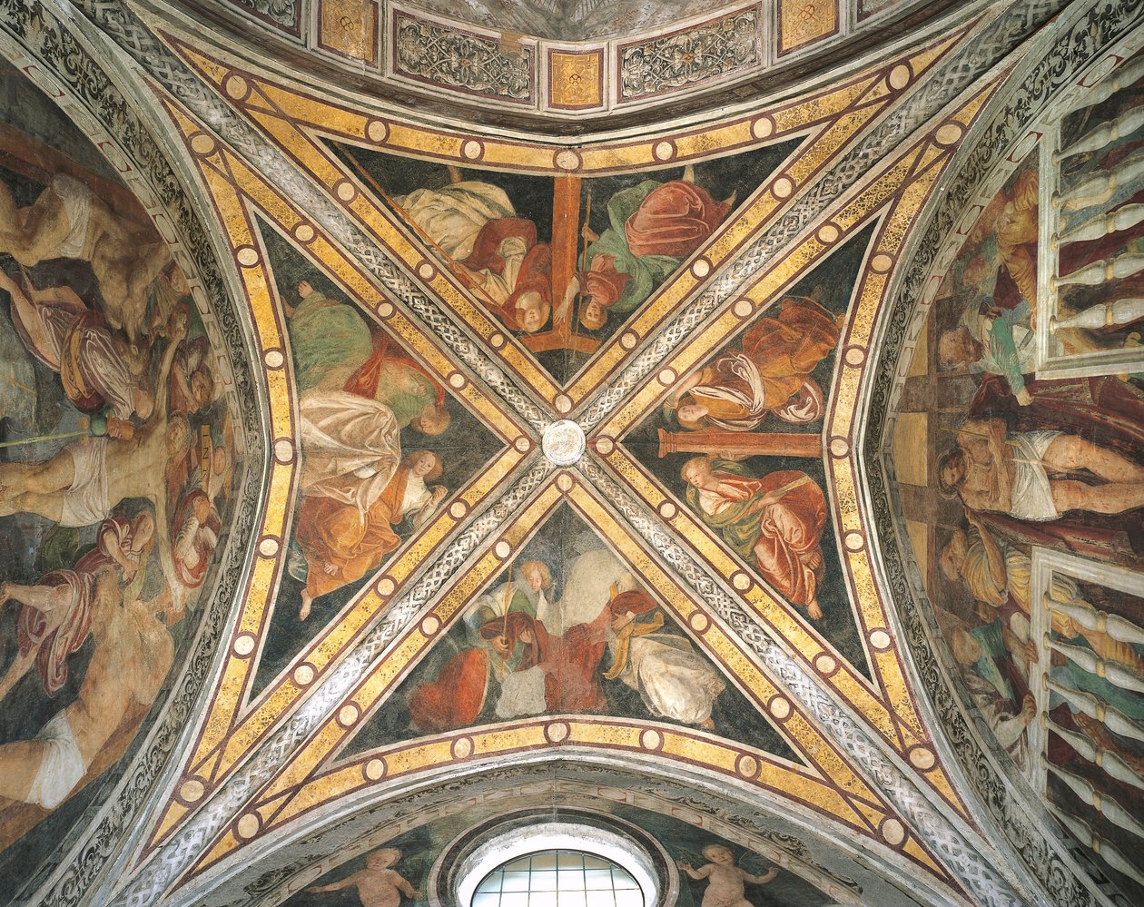 Italia, Lombardia-regionen, Milano, kapellet Santa Corona hvelv i kirken Santa Maria delle Grazie av Unbekannt Unbekannt