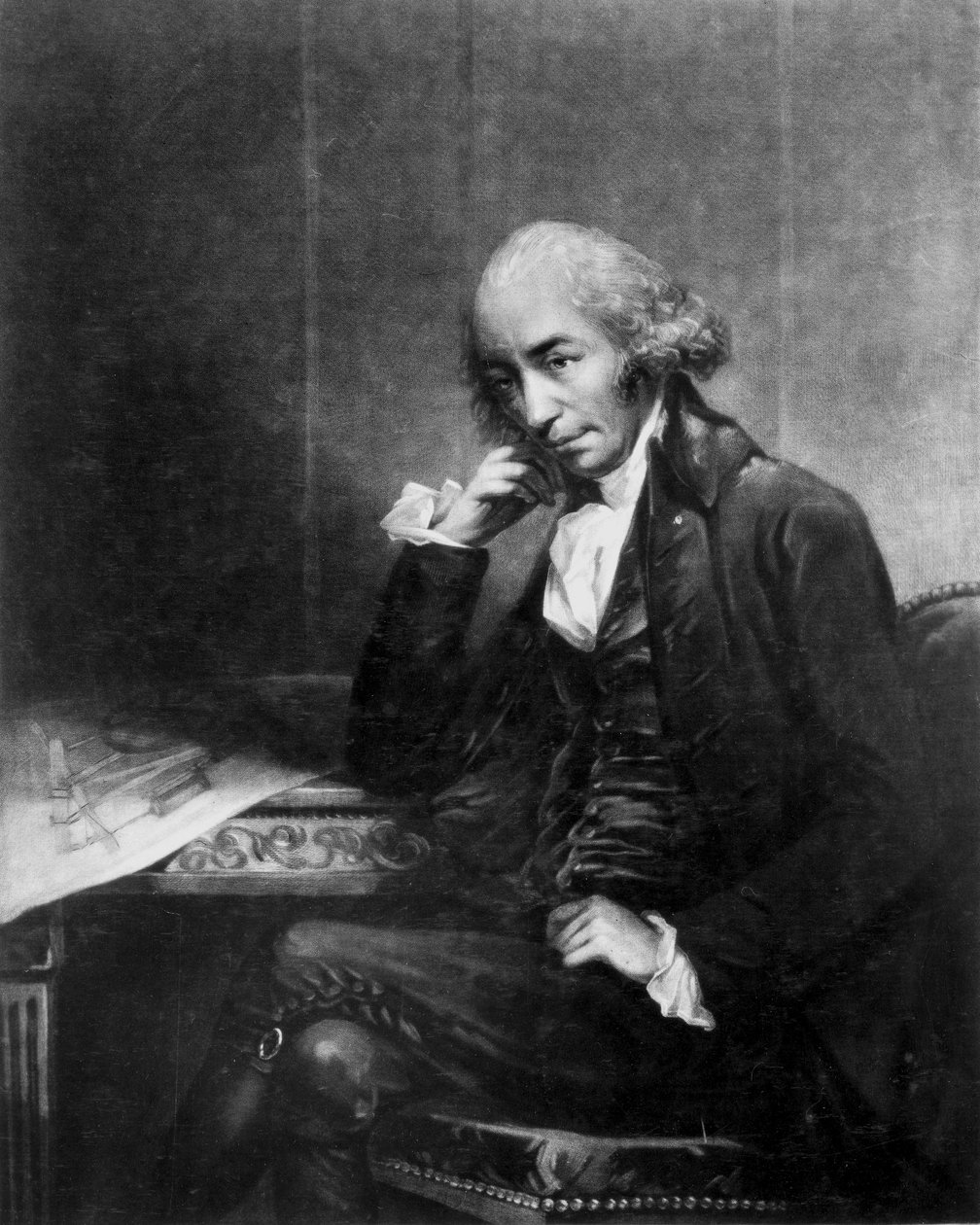 James Watt, skotsk ingeniør, ca 1793 av Unbekannt Unbekannt