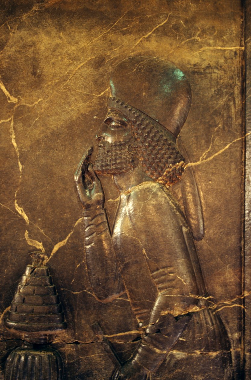 Medes offisielle hyller kong Darius I, ca 515 f.Kr., lettelse fra statskassen i Persepolis, Iran av Unbekannt Unbekannt