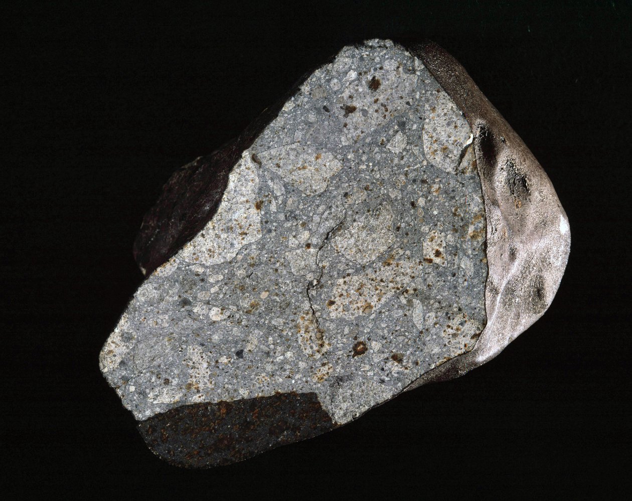 Meteoritt funnet i daggry, falt i 369 - Museum d'Histoire Naturelle, Paris av Unbekannt Unbekannt