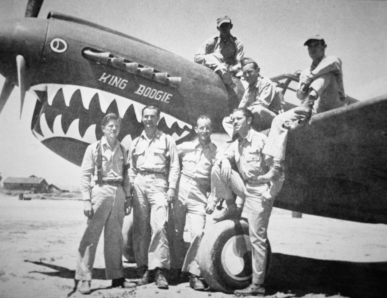 Piloter fra American Volunteer Group, eller 'Flying Tigers' i Kina av Unbekannt Unbekannt