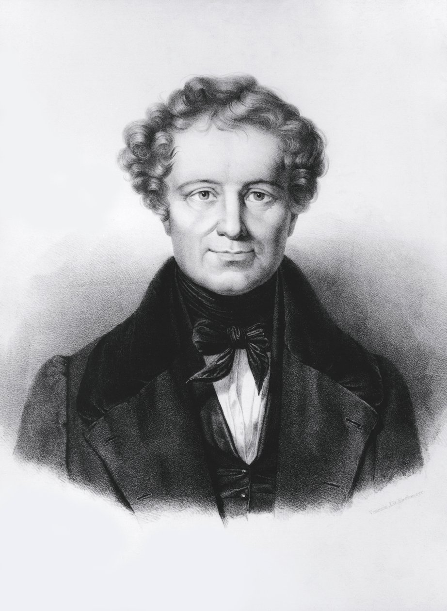Portrett av Daniel O'Connell (1775-1847), leder av den irske katolske bevegelsen, litografi av Unbekannt Unbekannt