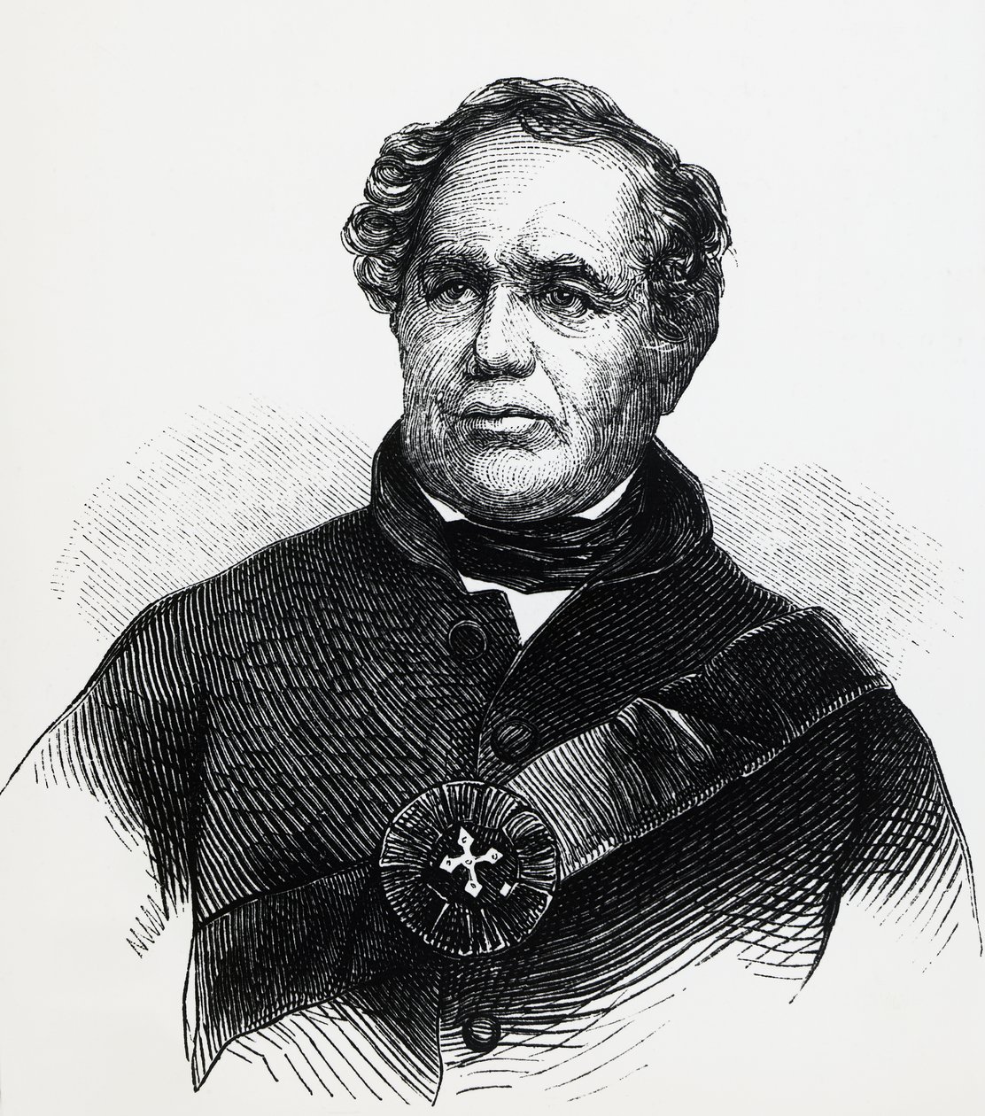 Portrett av Eleazar Williams (1788-1858), anglikansk pastor, hevdet uredelig å være den tapte Dauphin av Frankrike, gravering av Unbekannt Unbekannt
