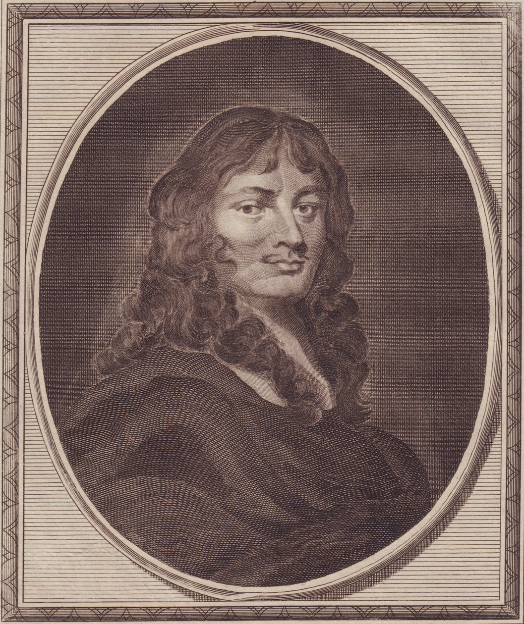 Portrett av den engelske politikeren Sir William Temple (1628-1699), kobberstikk av John Goldar (1729-1795) fra maleri av P Lely av Unbekannt Unbekannt