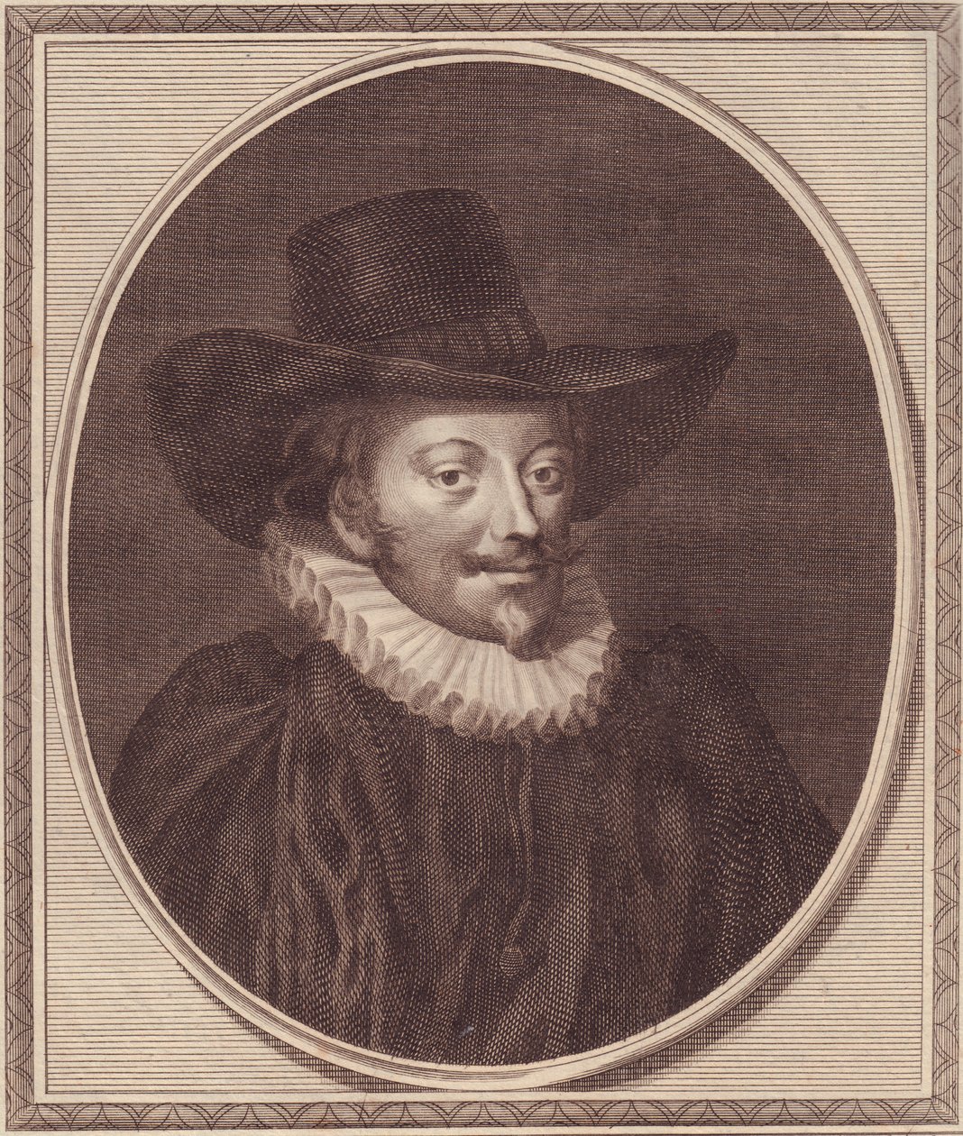 Portrett av John Williams (1582-1650), erkebiskop av York, kobberstikk av John Goldar (1729-1795) av Unbekannt Unbekannt