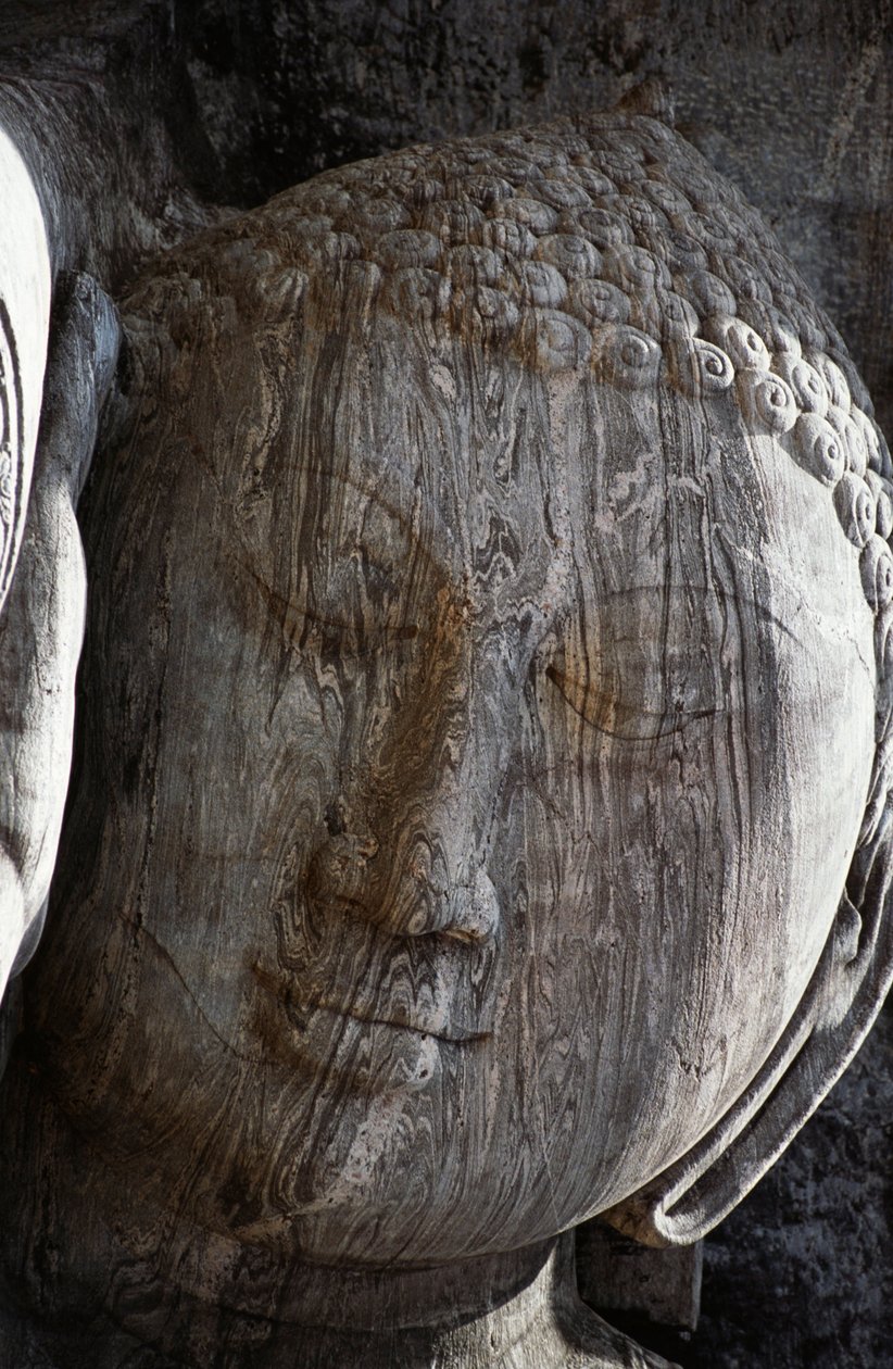 Sri Lanka, den gamle byen Polonnaruwa, Gal Vihara, liggende Buddha-statue av Unbekannt Unbekannt