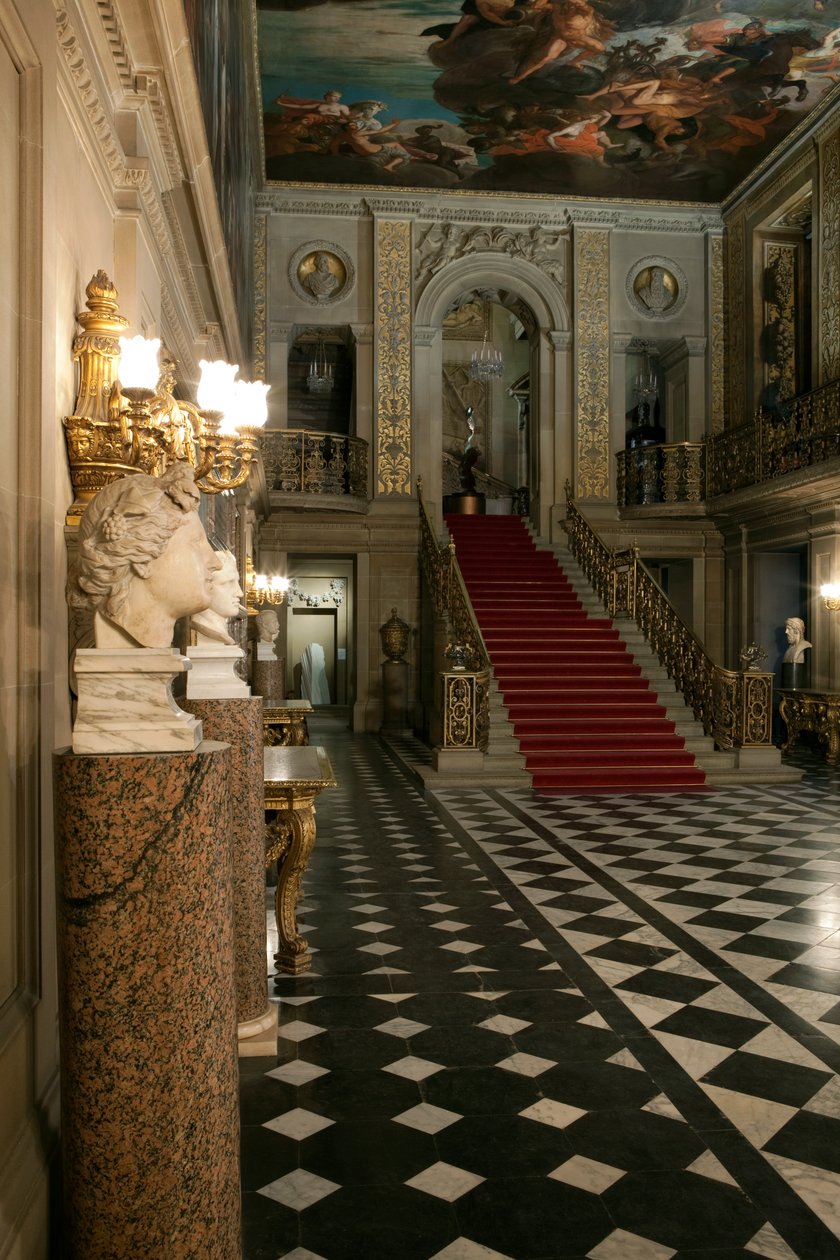 Den malte salen. Chatsworth House, Derbyshire (bilde) av Unbekannt Unbekannt