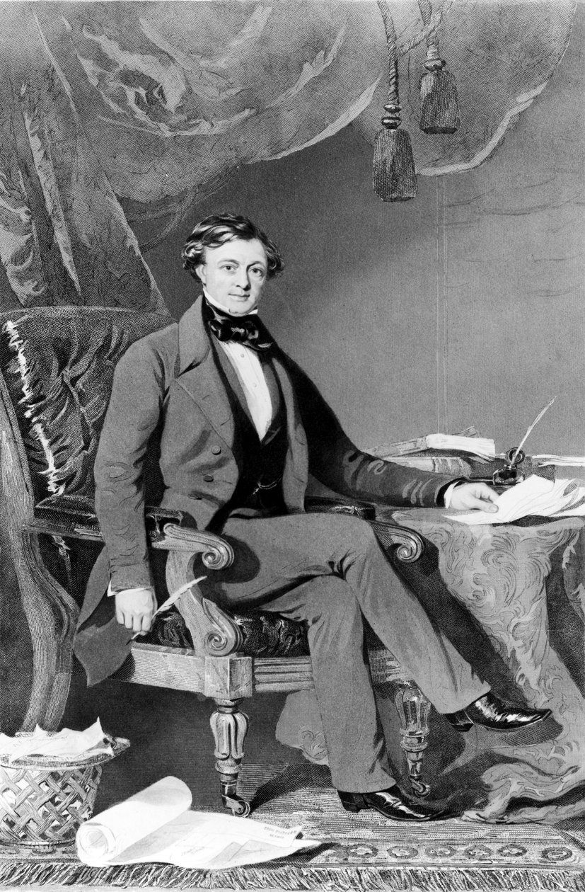 Thomas Brassey , britisk jernbaneentreprenør og ingeniør, ca 1830-tallet av Unbekannt Unbekannt