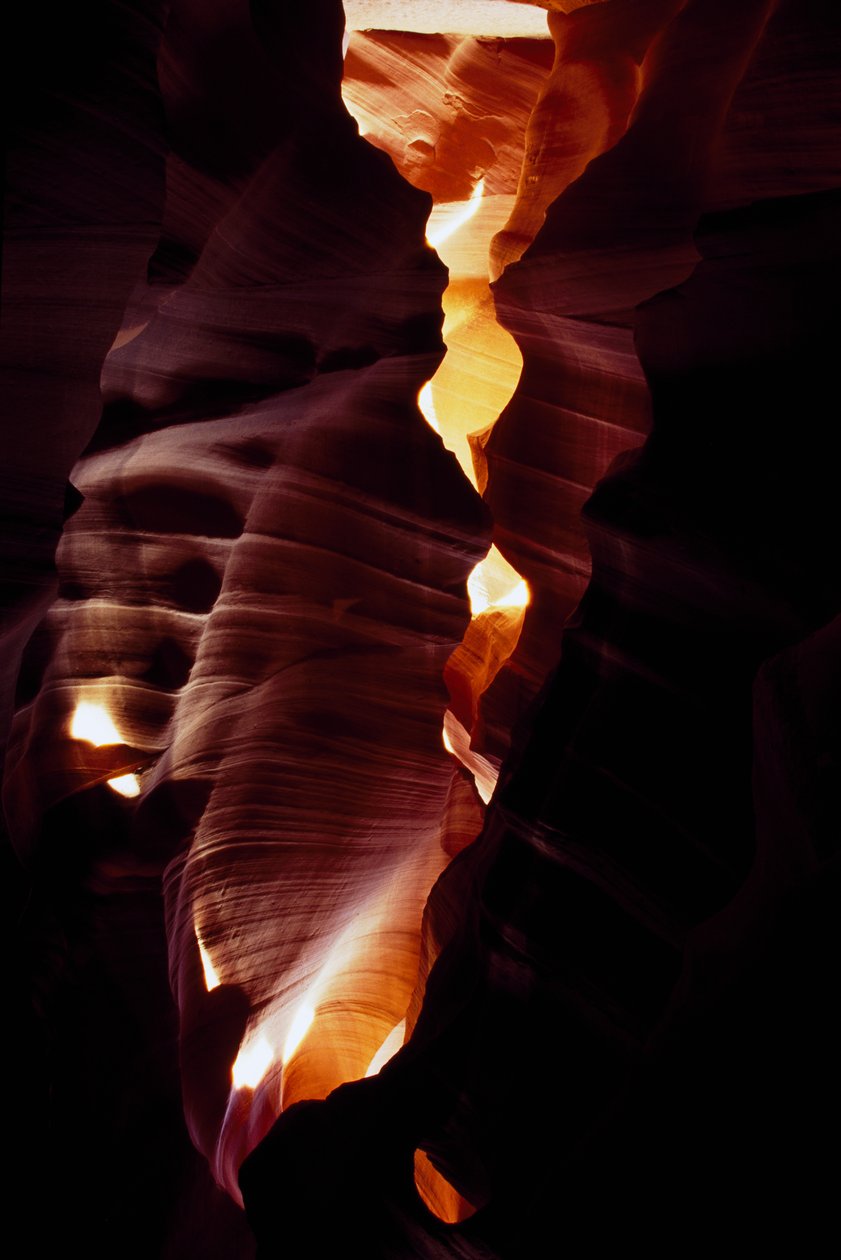 USA, Arizona, Upper Antelope Canyon, Inside Corkscrew Canyon (bilde) av Unbekannt Unbekannt