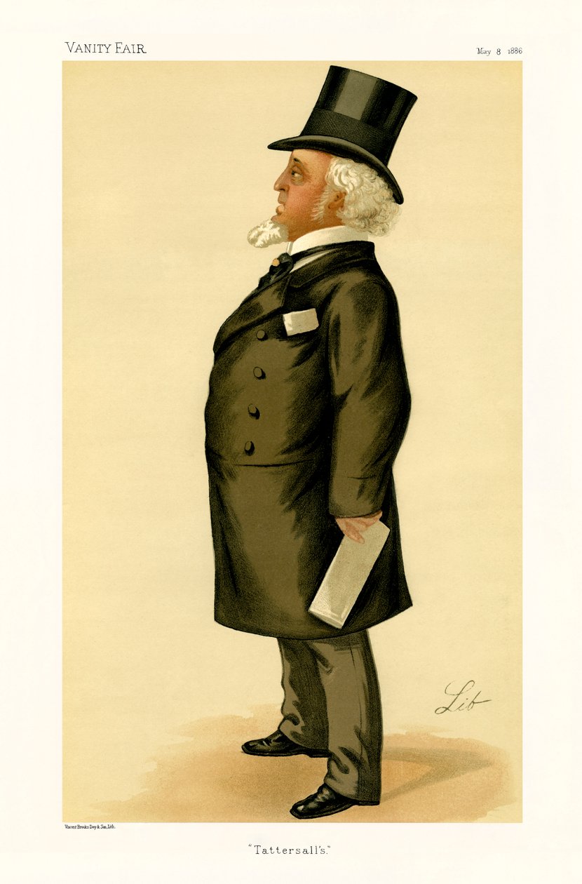 Edmund Tattersall - portrett stående av Liborio Prosperi