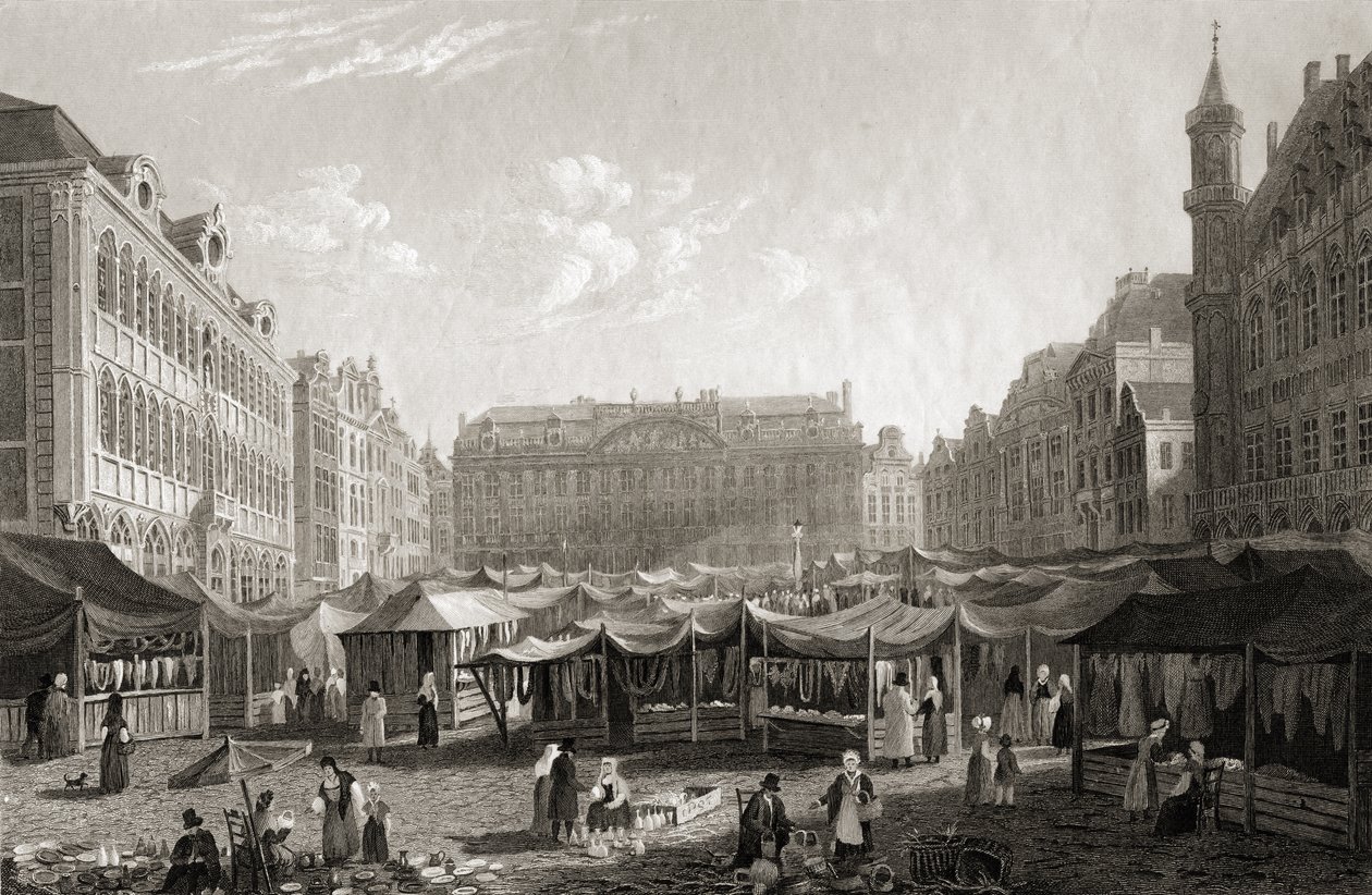 The Grande Place, Brussel, fra 