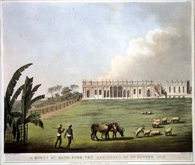Et hus i Bankipore, boligen til Wm. Hunter Esqr., plate 40 fra 