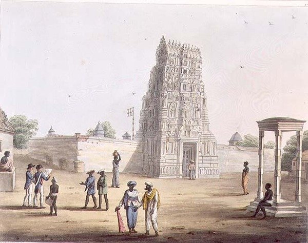 A Pagoda at Strupermador, plate 23 fra 