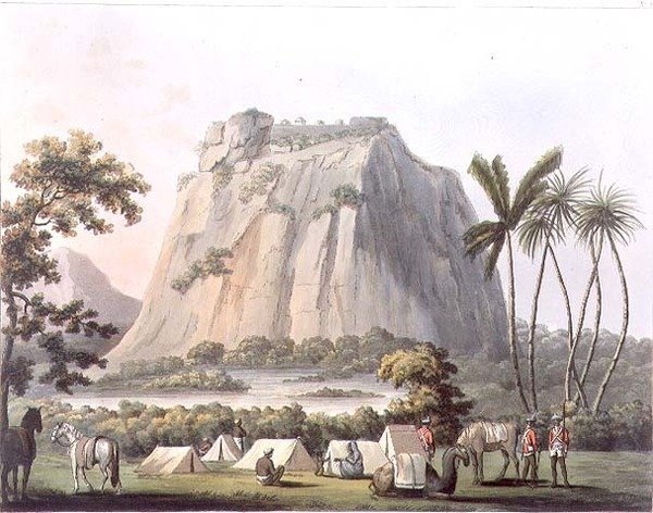 North View of Shole Ghurry, plate 32 fra 