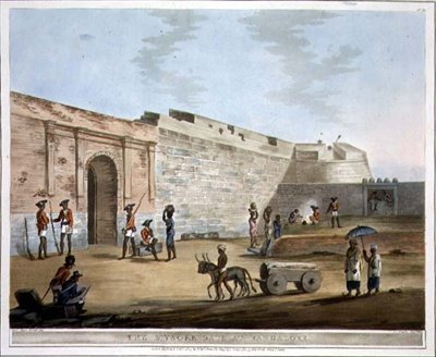 Mysore-porten i Bangalore, plate 14 fra 