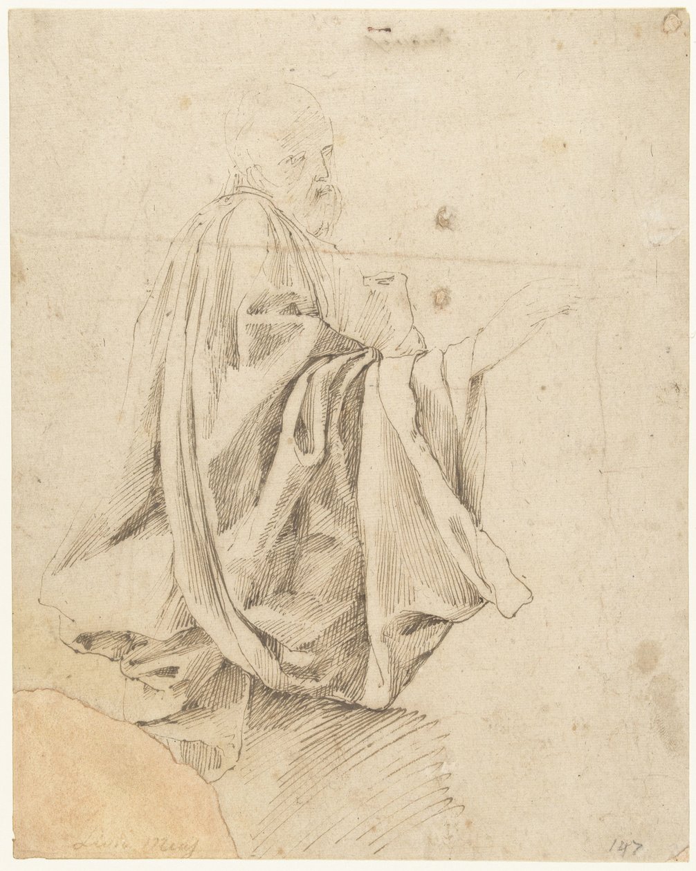 Studer for en knelende figur av Lieven Mehus